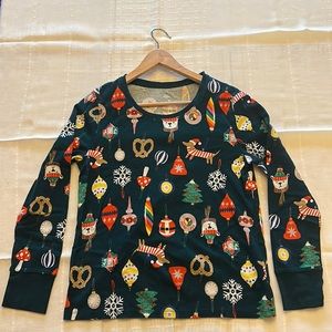 Old Navy Christmas Pajama Top Size Large